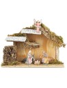 Cabaña con natividad Landi Moranduzzo cm 32,5x17x23 h