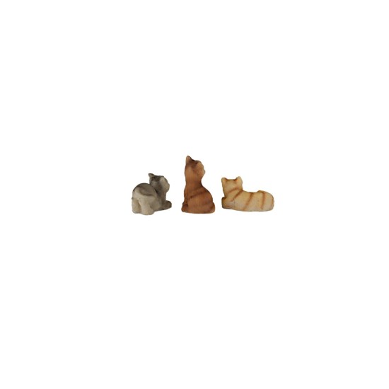 Set tres gatos surtidos cm 2,5x3h
