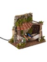 Dormiglione in movimento cm 24x16x21 h per presepe Mondo Presepi