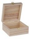 Wooden box cm 18x18x10 h