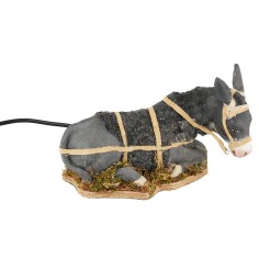 Seated donkey in motion series 24 cm 2