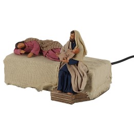 12 cm Sleeping Nativity in motion