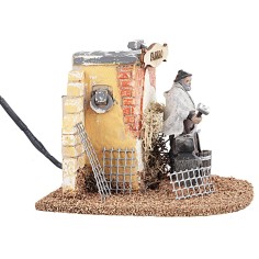 Fabbro 8 cm in movimento per presepe Mondo Presepi 2