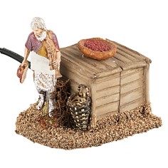 Zampognaro serie 10 cm Landi Moranduzzo in movimento per 2