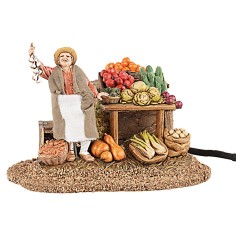 Fruttivendolo serie Landi Moranduzzo 10 cm in movimento