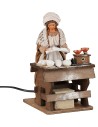 Woman kneading in motion 24 cm