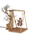 Girl on swing 24 cm in motion