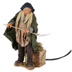 Contadino in movimento 24 cm per presepe Mondo Presepi