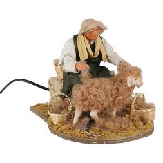 Tosatore in movimento 24 cm per presepe Mondo Presepi 2