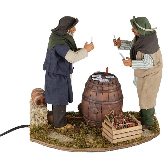 Giocatori di carte in movimento 30 cm