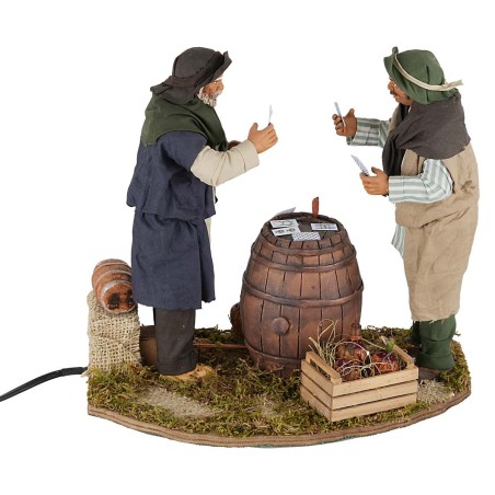 Giocatori di carte in movimento 30 cm