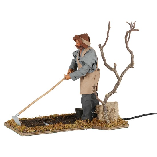 Contadino in movimento 24 cm per presepe Mondo Presepi