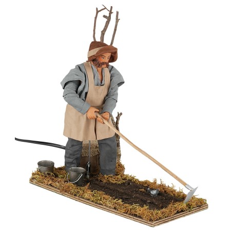 Contadino in movimento 24 cm per presepe Mondo Presepi