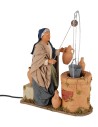 Mujer en el pozo en movimiento 30 cm