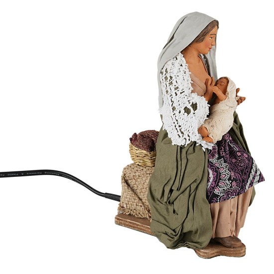 Breastfeeding woman in motion series 30 cm