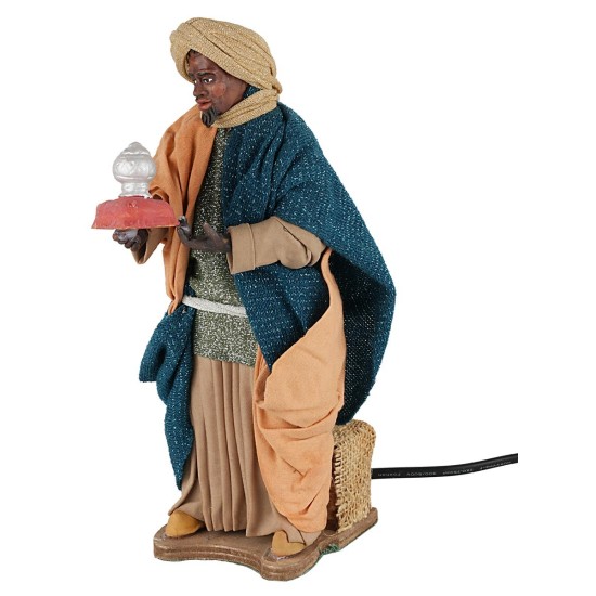 Reyes magos en movimiento 30 cm para belén Mondo Presepi