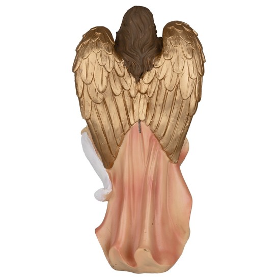 Conjunto de 11 figuras Natividad, Reyes Magos, ángel y pastor