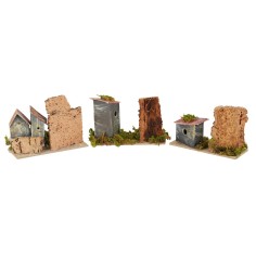 Set 3 casette presepe cm 13x5x8 h 2