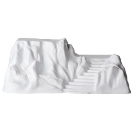 White mountain scenery for decorations 42X22X17 cm