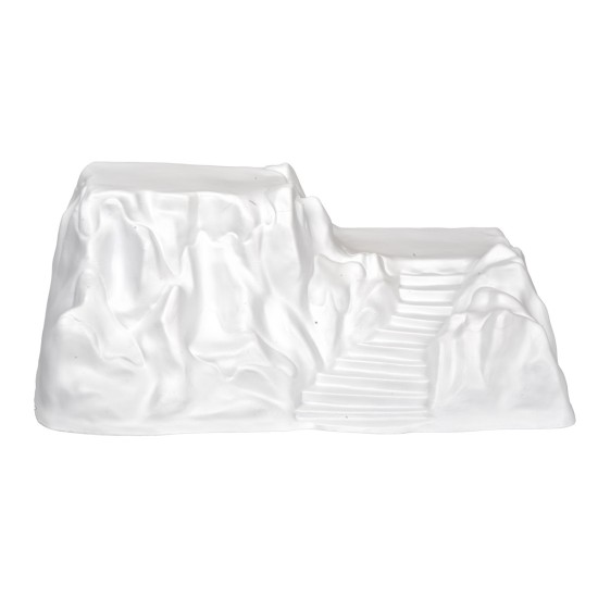 White mountain scenery for decorations 42X22X17 cm