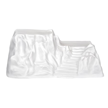 White mountain scenery for decorations 42X22X17 cm