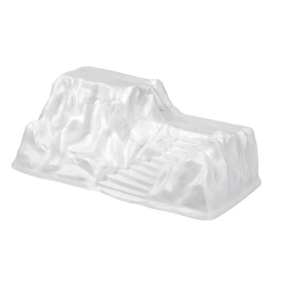White mountain scenery for decorations 42X22X17 cm