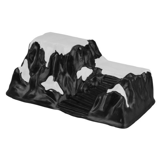 Scenario montagna innevato per decorazioni 42X22X17 cm per