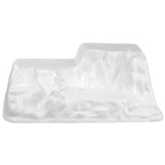Snowy mountain scene, 52x37x19 cm (height), for Mondo nativity scene.