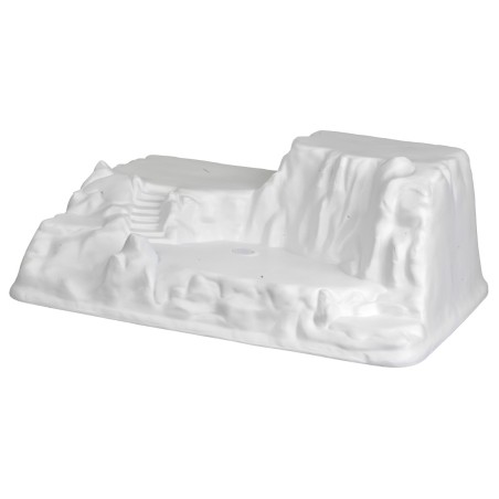 Snowy mountain scene, 52x37x19 cm (height), for Mondo nativity scene.