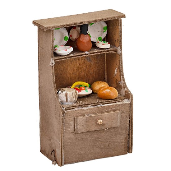Armadio con cibo per statue 10-12 cm