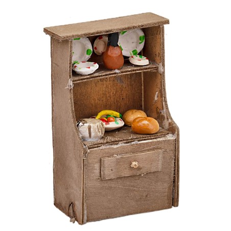 Armadio con cibo per statue 10-12 cm