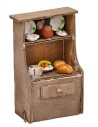 Armadio con cibo per statue 10-12 cm per presepe Mondo Presepi