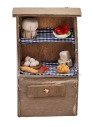 Credenza con cibo cm 7,5x4,5x13 h