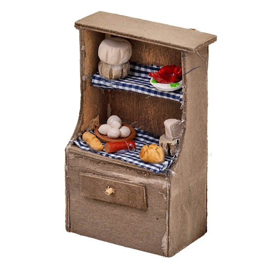 Armadio con cibo per statue 10-12 cm