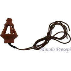 Lume da parete con led tremolante 12V. Mondo Presepi