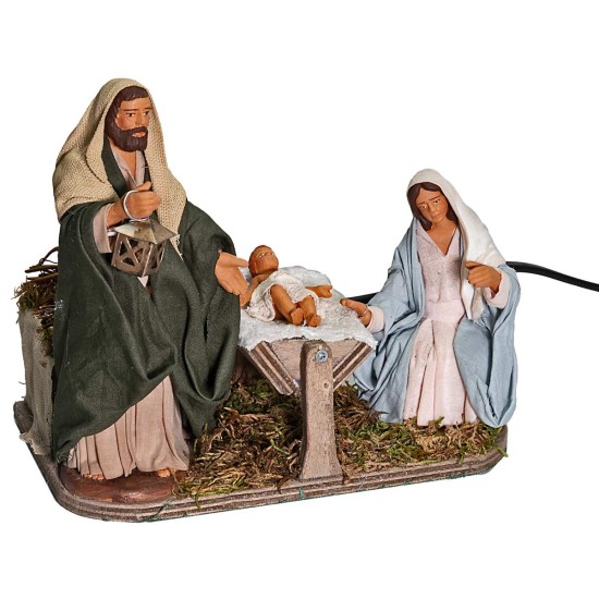 15 cm Nativity in motion