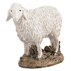 Oveja con cabeza alta para estatuas de 12 cm en resina Martino