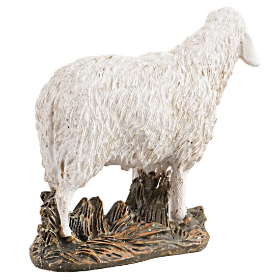 Sheep with high head for statues 12 cm in resin Martino Landi