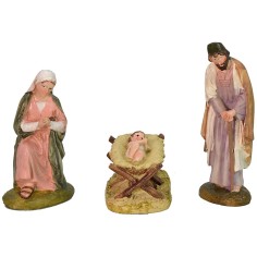 Set Natività 3 soggetti cm 10 in resina Martino Landi