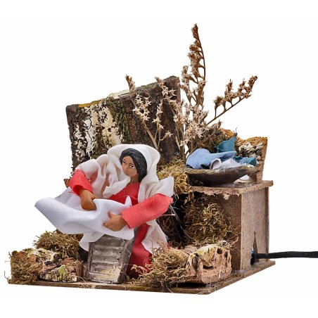 15 cm Moving Washerwoman