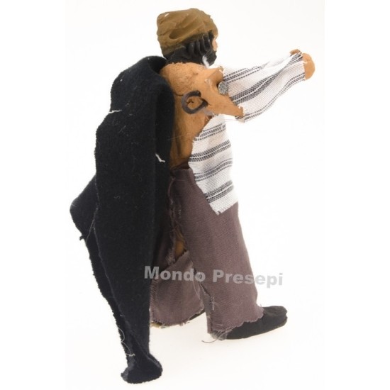 Hombre de pie para movimientos de 10 cm con brazo arriba-abajo Mundo