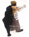Hombre de pie para movimientos de 12 cm con brazo arriba-abajo