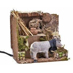 Donkey at the moving manger 2