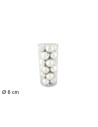 Set 32 bolitas plata ø 5 cm para árbol de Navidad