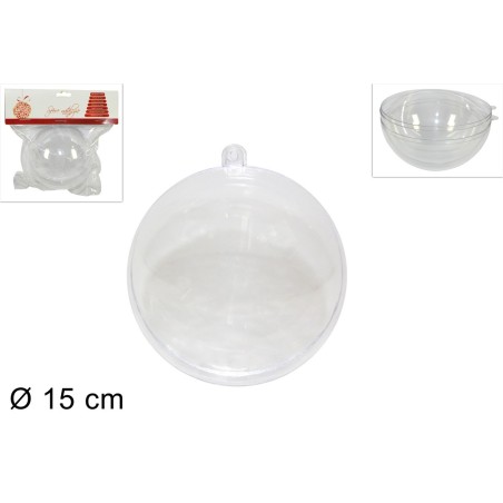 Transparent openable sphere ø 15 cm for nativity scene Mondo Presepi