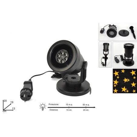 Laser projector for Christmas nativity scene Mondo (World)