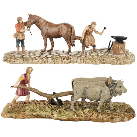 Set gruppo aratro e maniscalco Landi Moranduzzo 6 cm