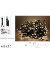 "400 LED mini lights for outdoor use, warm white, for Mondo nativity scene"