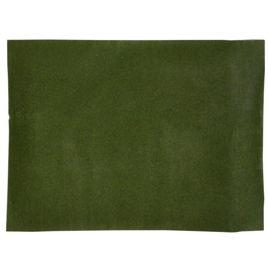 Papel efecto terciopelo verde tamaño 50x70 cm para belén Mondo