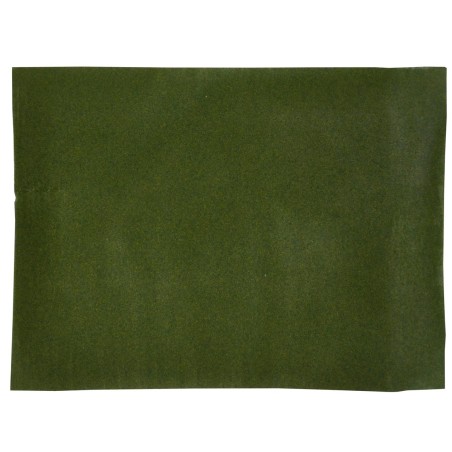 Papel efecto terciopelo verde tamaño 50x70 cm para belén Mondo